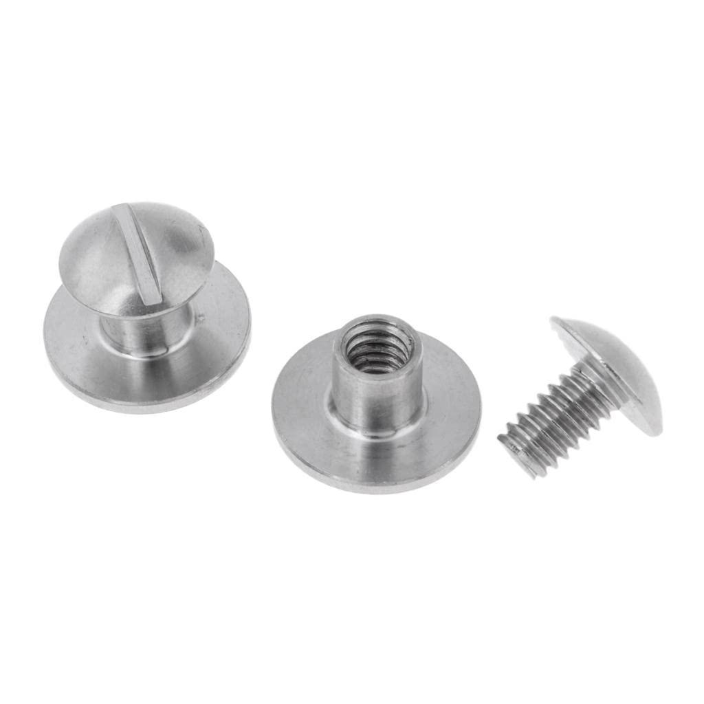 BCD Bolts Assembly Screws Stainless Harness Backplate Book Screws Accessories for Dive Backplate Pad & BCD Attachments
