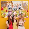 Celebrate Easter Photography Backdrop Cartoon Easter Hanging Banner Poster Props  Photo Booth