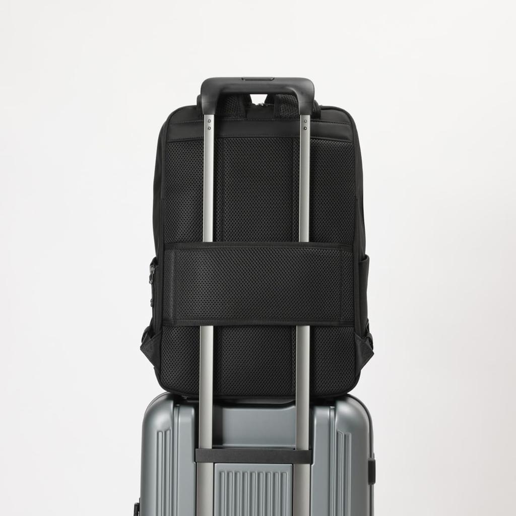 Plecak biznesowy CITYSCAPE, Plecak dzienny L, Mieści 15-calowy laptop, Nylon balistyczny, Czarny, Jeden rozmiar