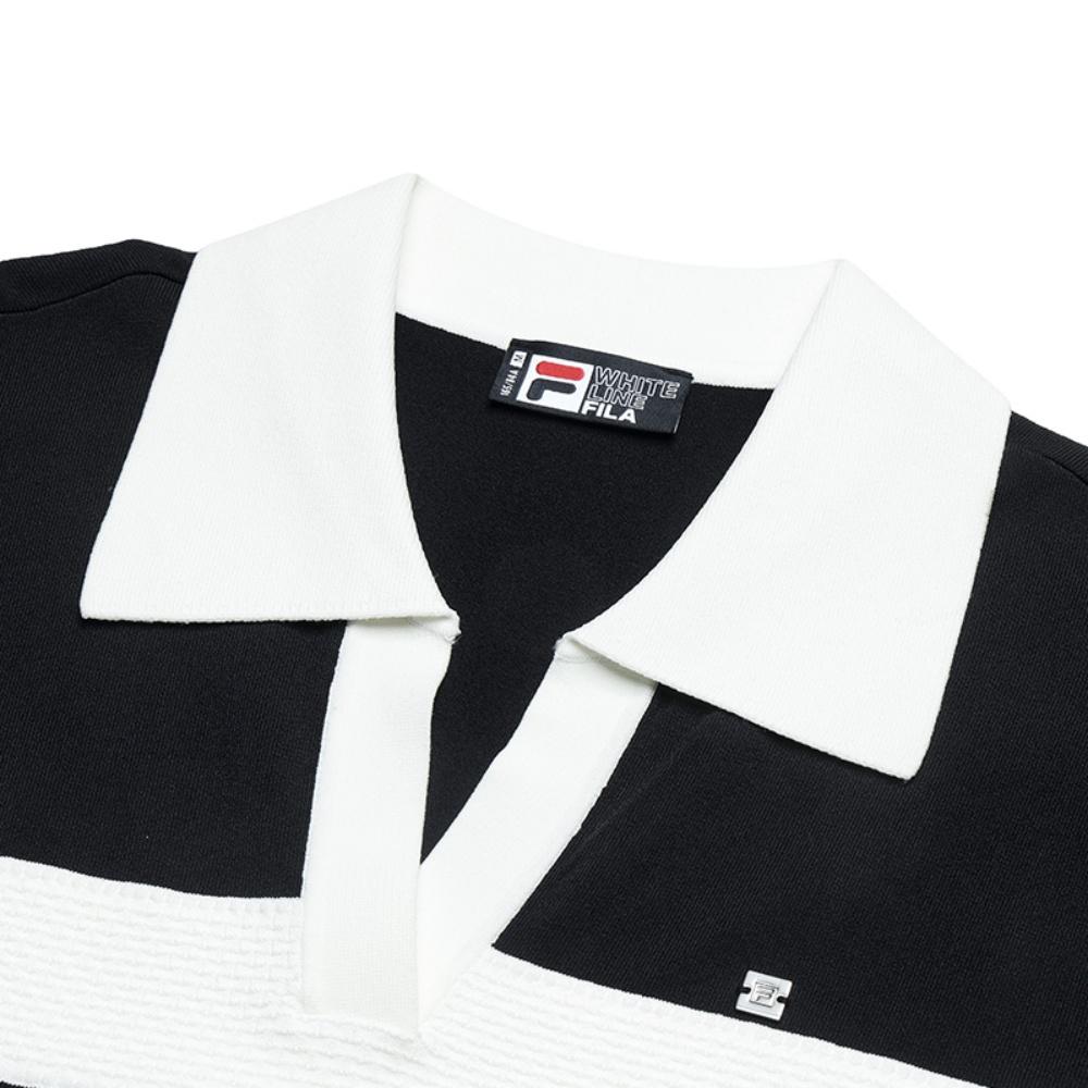 New FILA Lifestyle Polo Shirt Women's Legend Blue F11W523404FNV