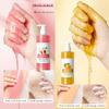 Exfoliating Scrub Body Wash Gel 300ml, Deep Cleansing & Moisturizing Shower Gel with Orange/Peach Scent, Gentle Smoothing Body Polish for Soft Skin