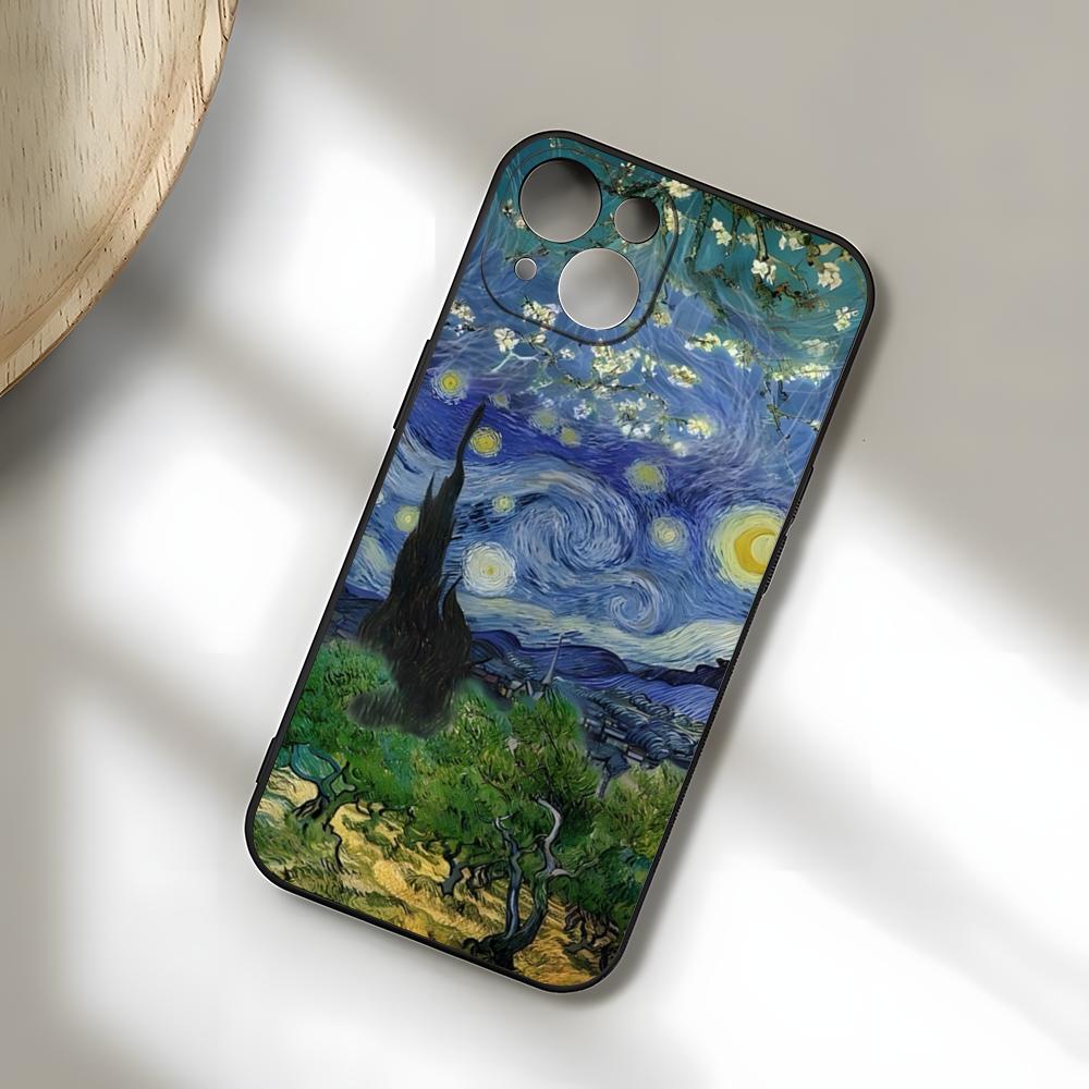Van Gogh Oil Paintings Phone Case For IPhone 17 Pro Max 15 Pro 16 14 Plus 12 13 Mini 11 Pro Shockproof Soft Cover