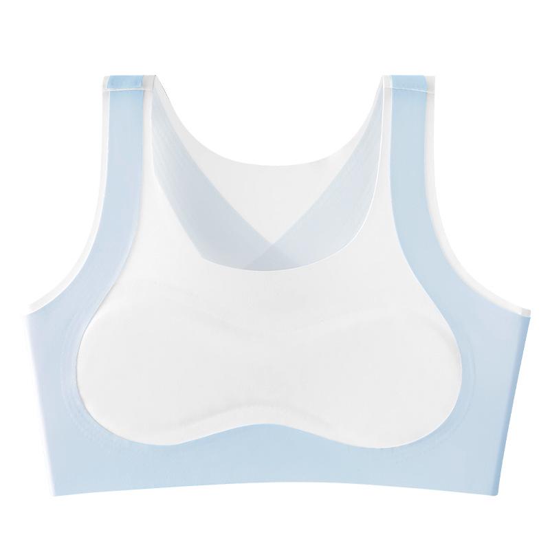 Seamless Shockproof Bra for Developing Girls: Anti-Hunchback and Anti-Indentation Sportswear for Junior and High School