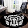 1pc Transformers Autobots Office Round Area Rug, Indoor Mat Suitable For Office,Bedroom Living Room Home Decor, Room Deco a0926128