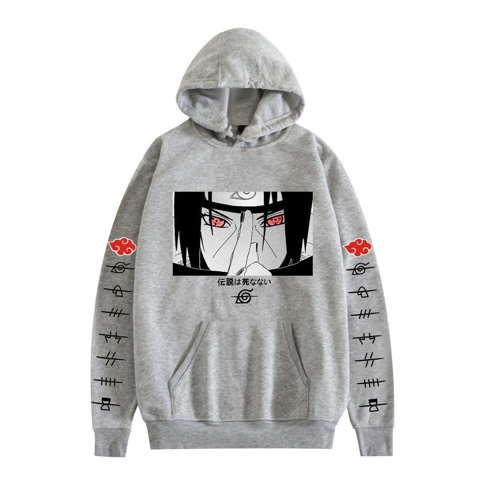 Anime Riman Serisi Baskılı Günlük Kapüşonlu Sweatshirt Çift Üst