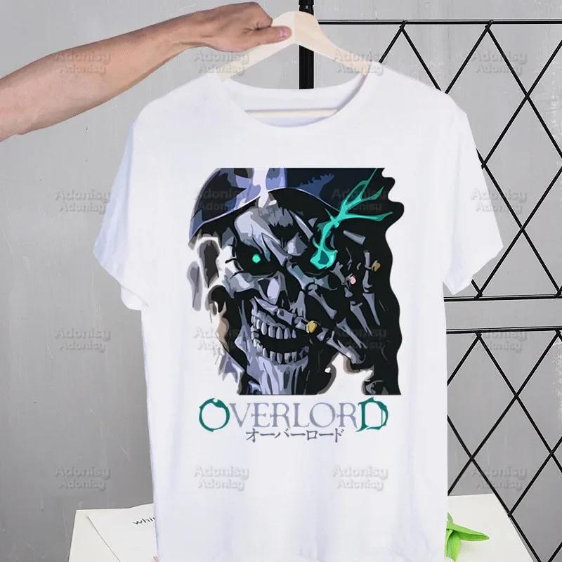 

Аниме Оверлорд Футболки Альбедо для парней Круглый вырез Короткий рукав Айнз Ооал Гоун Момонга Футболка Обычная Мужская Хип-хоп Футболка 2XL