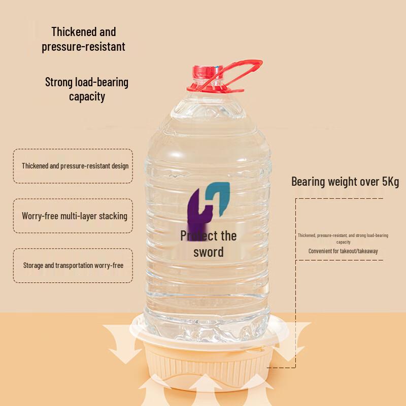 Hujian Disposable Biodegradable Rectangular Food Containers