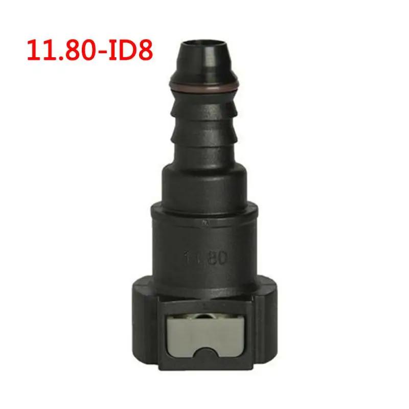 Car Fuel Line Coupler Hose Quick Connect ID8 7.89 9.89 11.8 Rubber Nylon Oil Line Pipe Adapter Disconnect Release Hose Connector