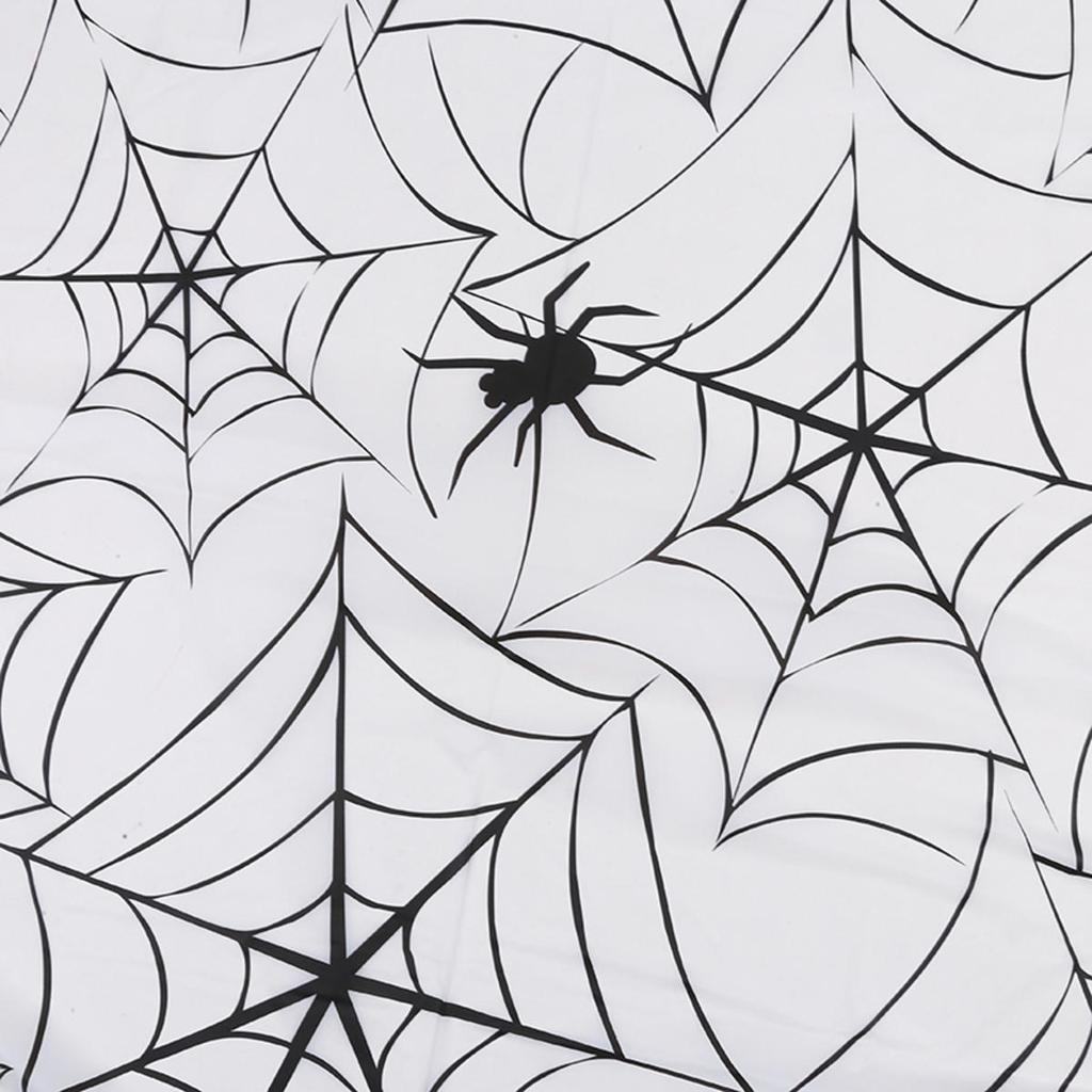 Halloween Dekorationen Horror-Themen PEVA Ölbeständige Tischdecke für Tischhintergrund Kaminabdeckung Heimpartys Deko Requisite