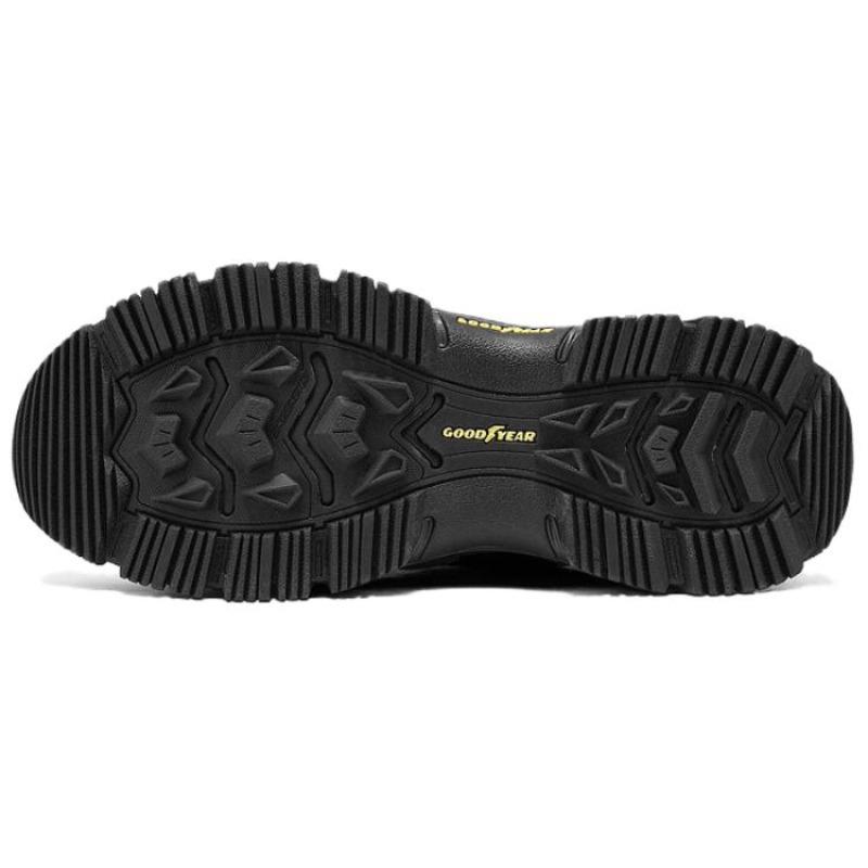 Skechers D'LITES Hiker Men Black Low Top Dad Shoes 237423-BKSL