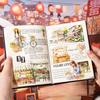 20Sheets/bag Small Bazaar Series Street Scenery Stickers Landscape Hand Account Collage Material DIY Photo Frame Card Decorative
