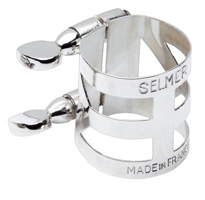 Selmer Paris Selmer Saxophone Ténor Finition Métal Becs Ligature, Argenté (Pour seulement)