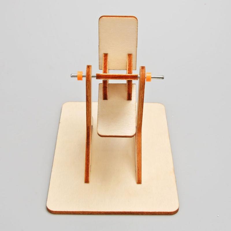 Creative Kids Technology Small Invention Wooden Water Wheel Toy Creative DIY Scientific Experiment Puzzle Homemade Physics Toys