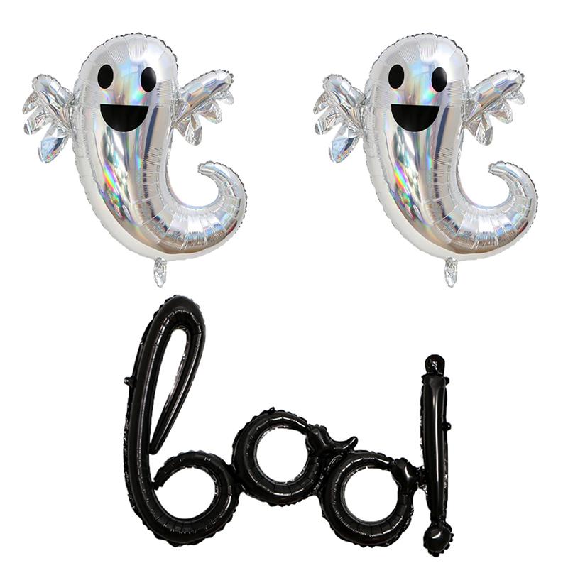 

1pc Halloween Balloon Set Ghost Party & Boo Decorations Perfect for Halloween Birthdays & Gift-Giving Events Supplies Other
