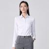 Teluoman Women's Long-Sleeve Non-Iron Business Shirt