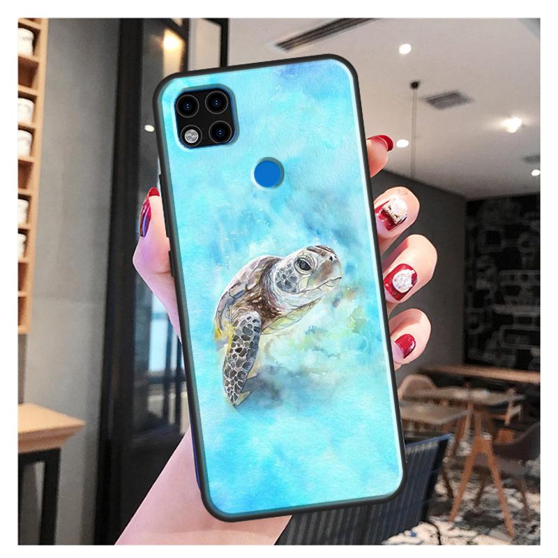 

Чехол с морской черепахой для Redmi 10, чехол для Xiaomi Redmi Note 11 Pro 8 9 10 Pro 8T 9S 10S 9A 9C 9T, чехол Fundas Redmi 7A