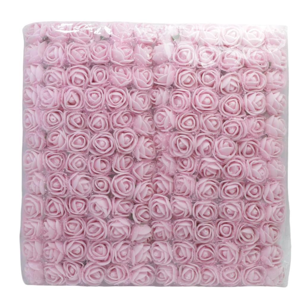 Yarn Lace Rose Flower Garland with Foam and Dried Flowers for Wedding Candy Box or Gift Box