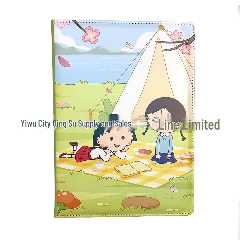 Chibi Maruko B5 Anime Notebook: Leather Hardcover Planner & Diary A-253