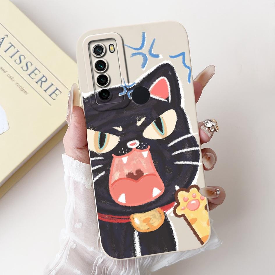 For Xiaomi Redmi Note 8 8T Case Fashion Painted Camera Protection Square Silicone Coque Soft Cover For Redmi Note8 Note8T Fundas