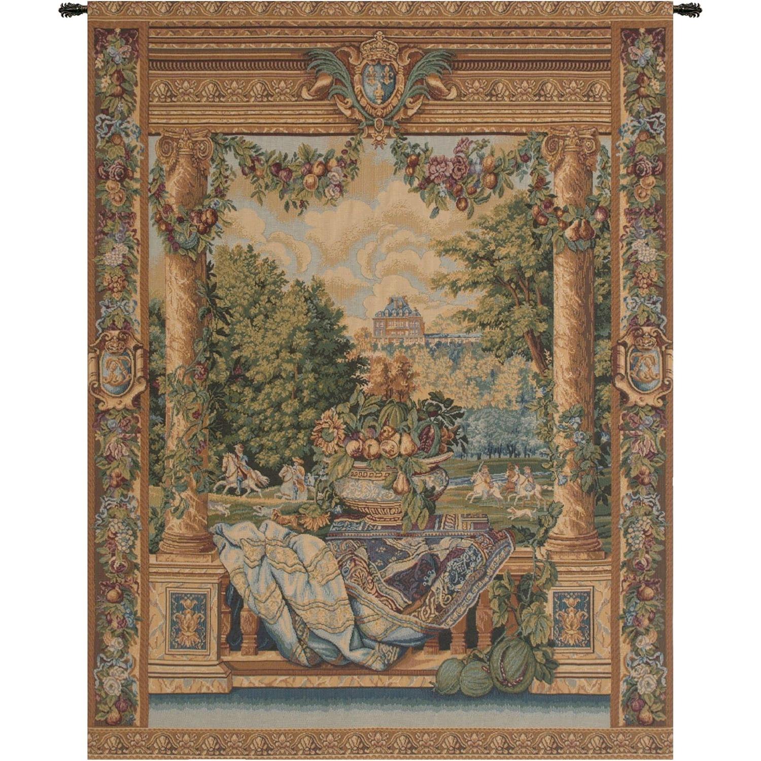 Charlotte Home Fressings Inc. Versailles Chateau Italian Tapestry 75x100 чёрный