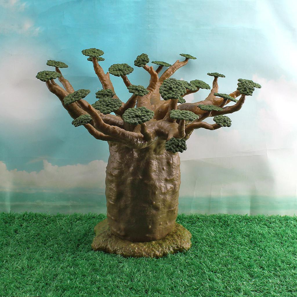 Modello di Albero Realistico in PVC con Montaggio per Bambini Decorazione Educativa per Sala Giochi