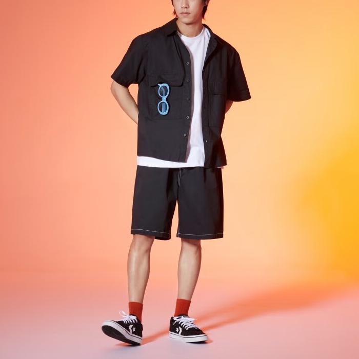 Converse Showcasing Series SS23 Shirt Men's Black 10024742-A01