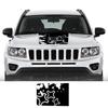 Para Jeep Renegade 2016 2017 2018 2020 2021 2022 2023 Capô do Carro Adesivo do Motor Estrela Off Road Decalque de Vinil Acessórios de Tuning
