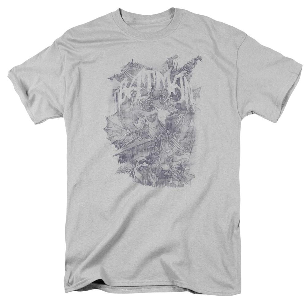 Batman  Pencil Bat Collage  T-Shirt S