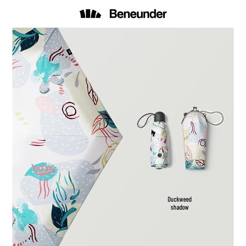 Beneath the Banana 5-Fold Electric UV Protection Pocket Umbrella