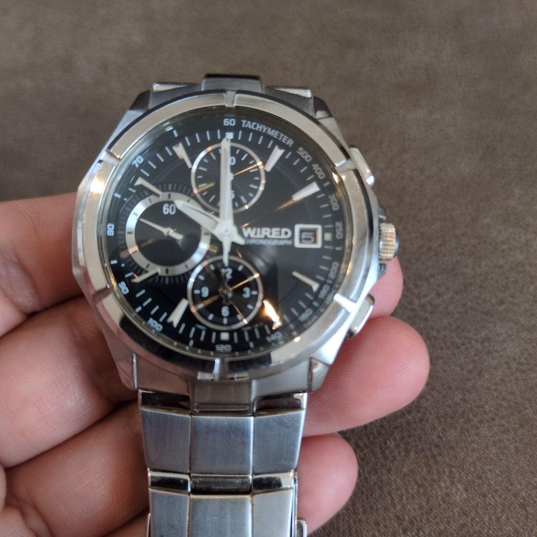 

[USED] SEIKO WIRED 7T92-0JK0 Black Price Drop