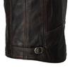 Honda Goatskin Size S Men's Double-Breasted Jacket, Brown, (0SYTZ-53E-TS)