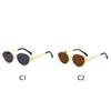 Retro Metal Small Oval Frame Sunglasses For Women Men UV Resistant Sun Glasses For Men UV Resistance Summer Shades