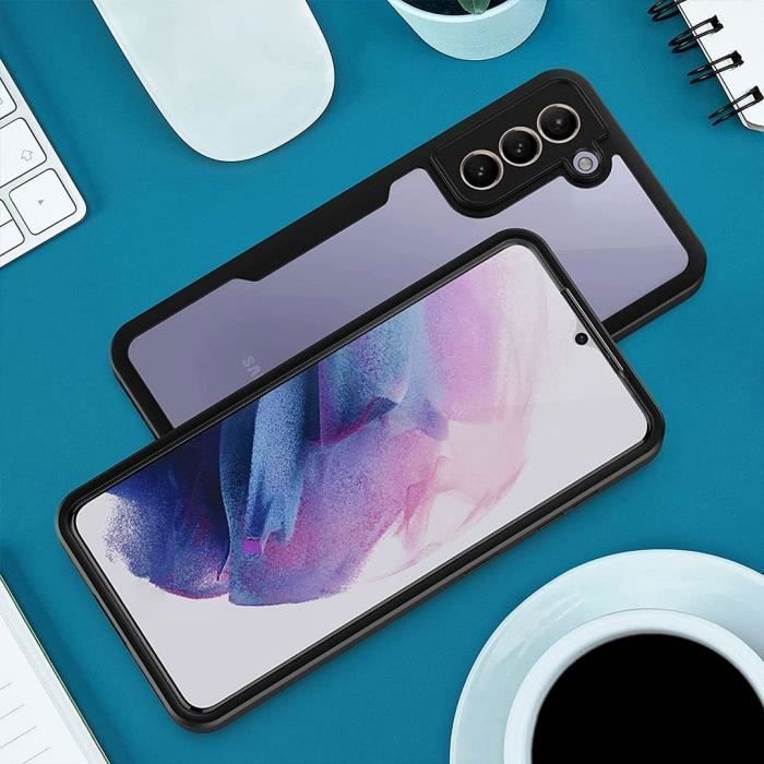 Skal - Booling - för Samsung Galaxy S21 - Svart - Hårt - 360° Skydd Anti-Repa