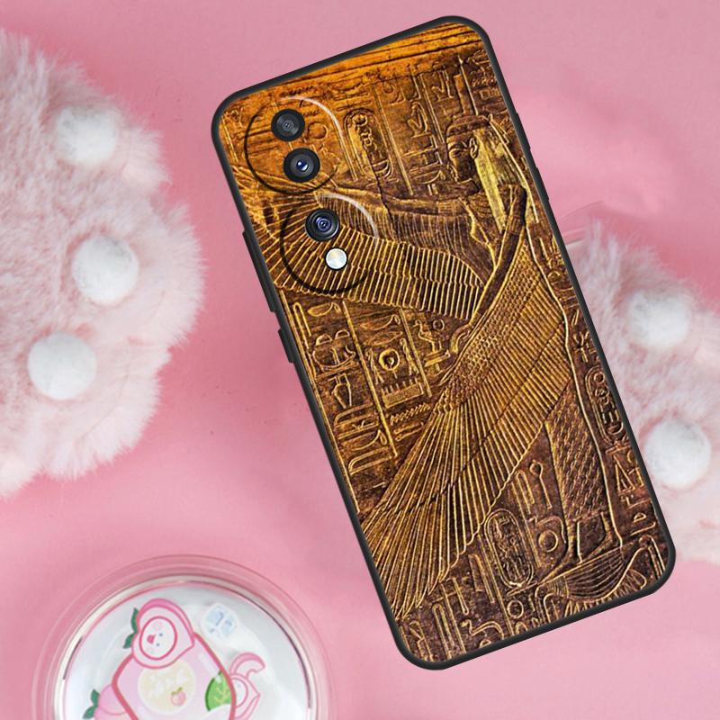 Egypt Pharaoh Mural Case For Honor Magic 7 Lite 5 6 Pro Honor 200 50 70 90 Lite X9b X9a X8b X8a X8 X9 X9c Cover