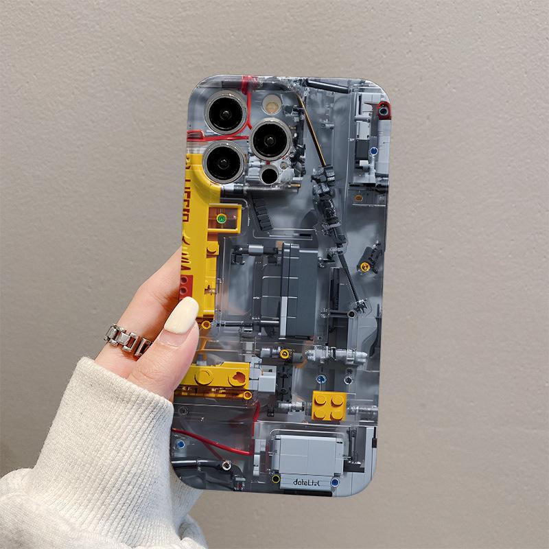 Creative Installation Mechanical Phone Case for Apple 13pro High-end All Inclusive IPhone 15 Phone Protective Case