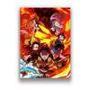 Japanese Anime Demon Slayer Posters And Prints Pictures On The Wall Vintage Poster Decorative Home Decor Tableau