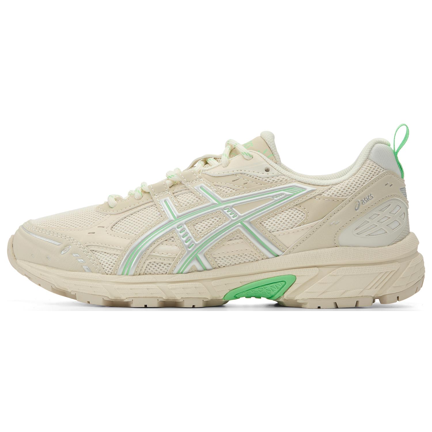 

ASICS GEL NUNOBIKI Breathable Running Shoes Unisex Beige White Green Sneakers 1203A536-107 37