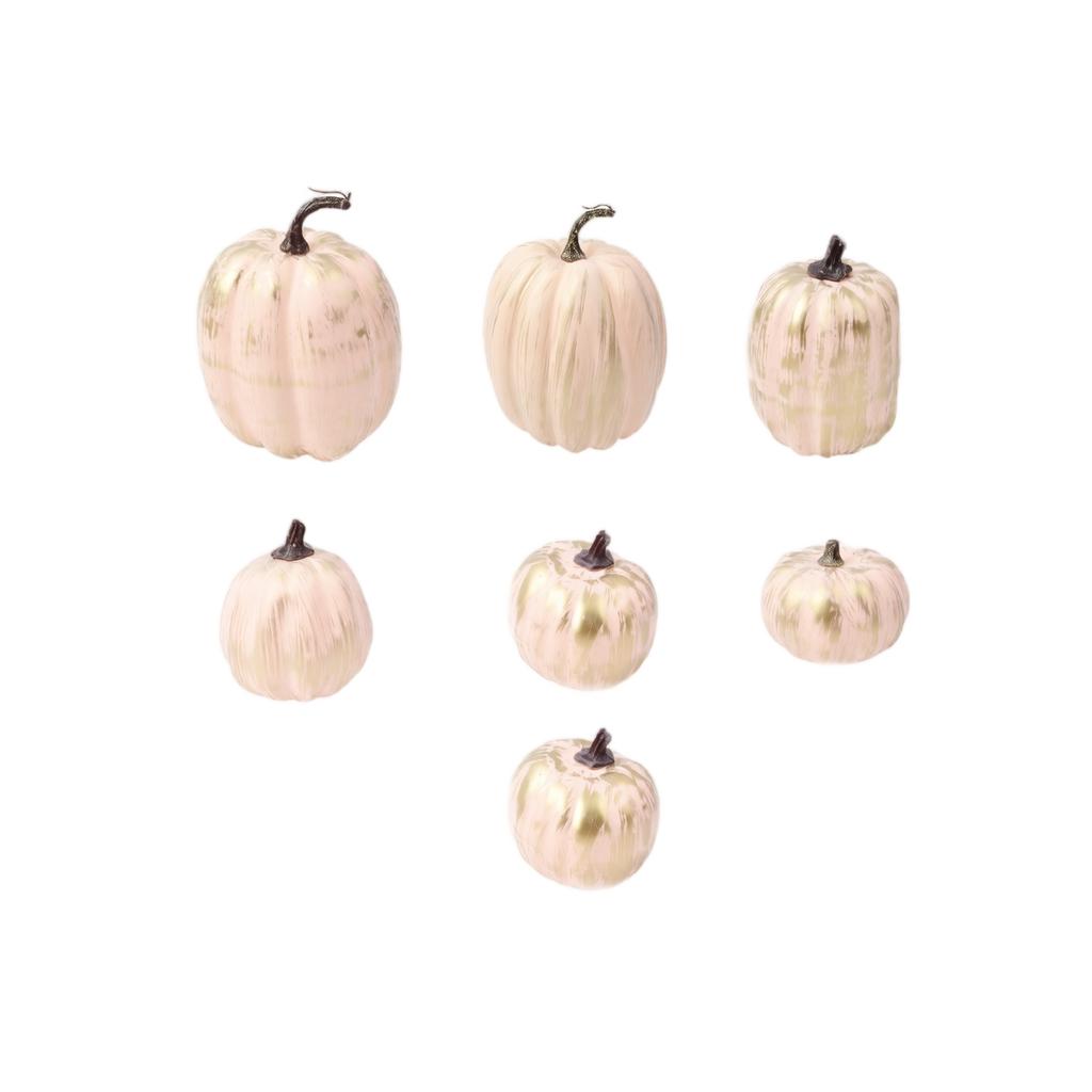 Foam Artificial Pumpkin Set for Halloween Tabletop Decoration Realistic Simulation Pumpkin Props for Home Party Office Display
