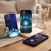 1PC S-Stargate A-Atlantis Phone Case For iPhone17,16,15,14,13,12Plus,Pro Max,XS,5G Soft Silicone Black Cover