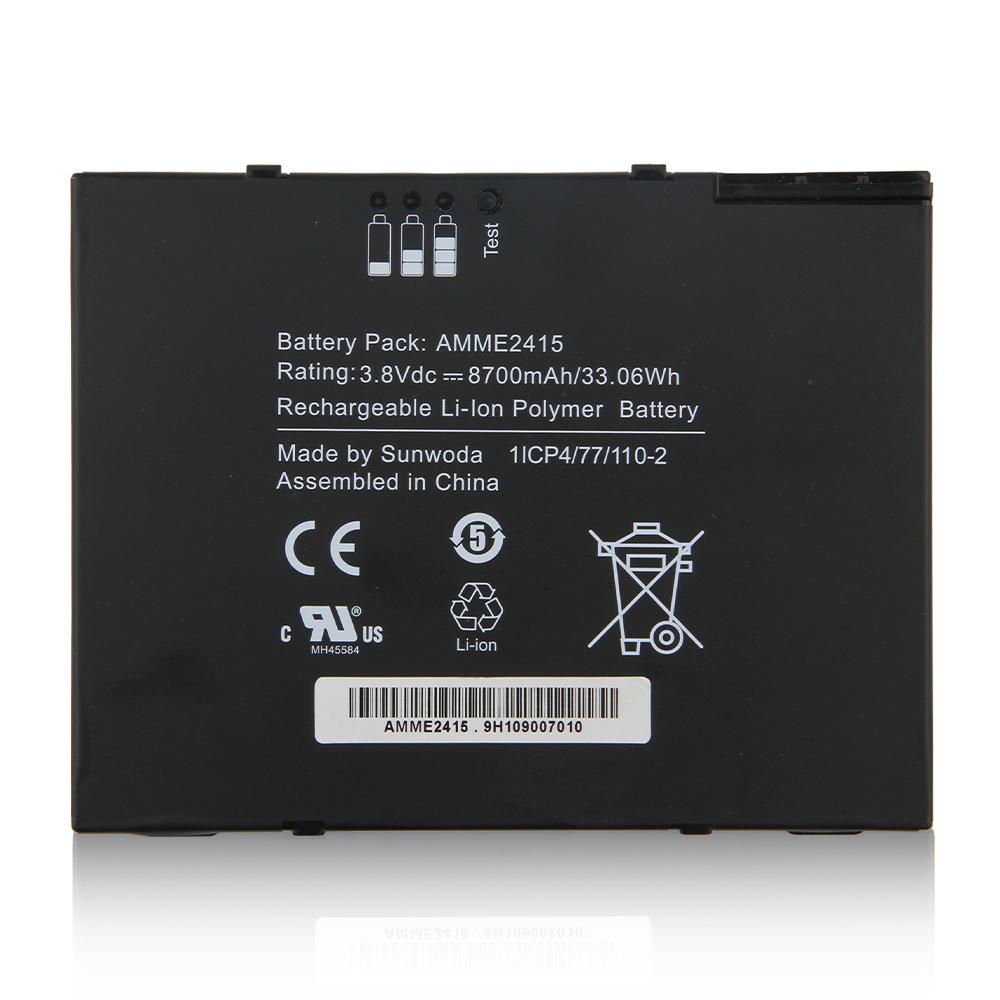 Replacement Battery AMME2415 For Zebra ET50 ET55 1ICP4/77/110-2 Tablet Computer 8700mAh