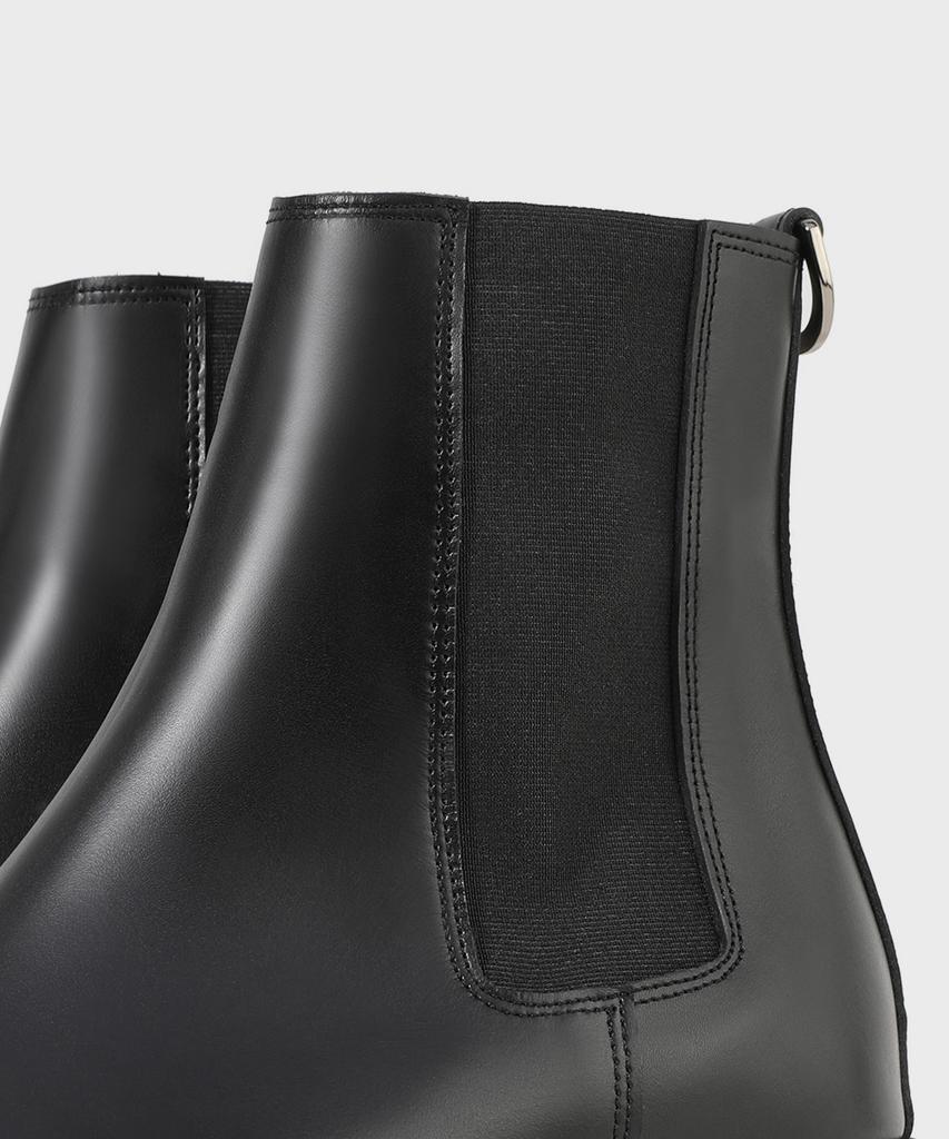 Firenze Atelier High Ankle Line Slim Toe Chelsea Boots 3342 [Black Fg]