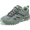 Skechers Outdoor Comfortable Versatile Breathable Support Balance Low-Top Hiking Shoes Women Hiking Shoes Gray Green 180022-OLV