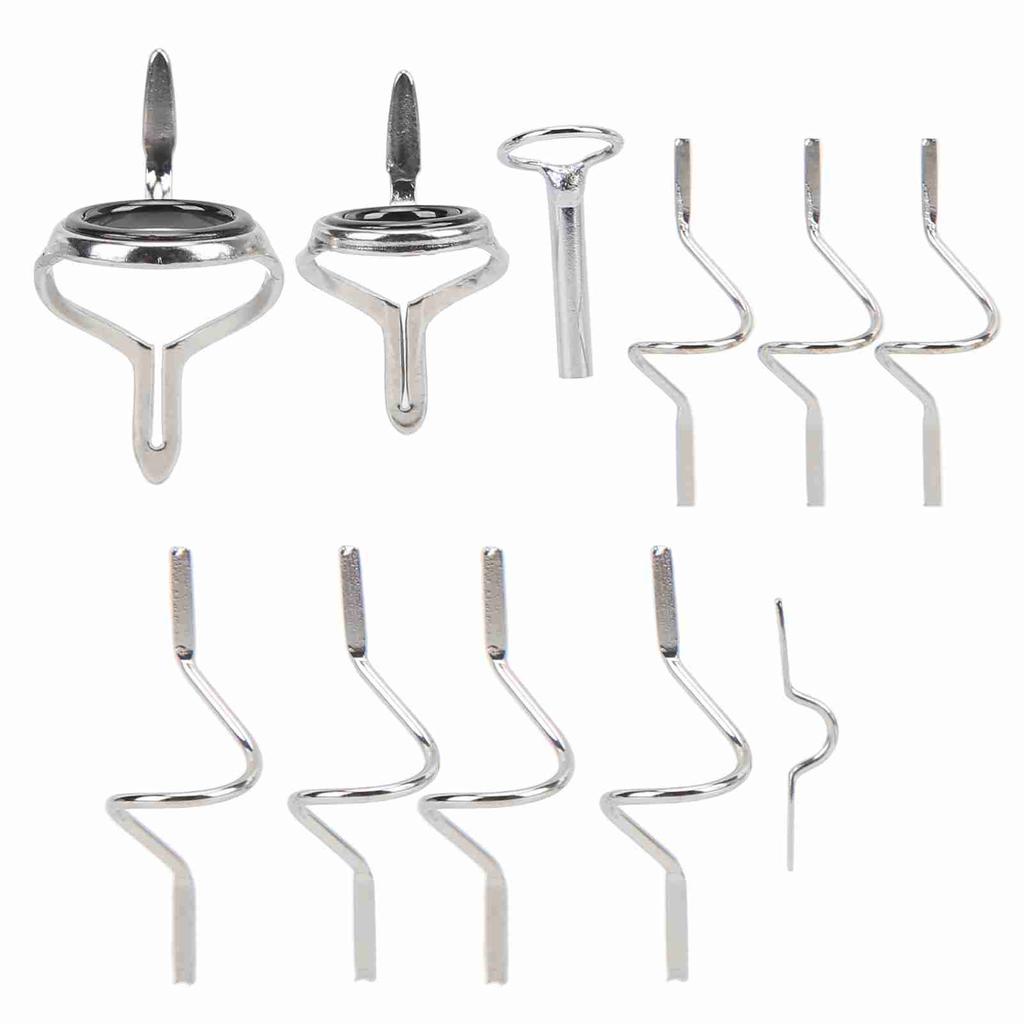 Flugfiske Guide Fiskeredskap Reparationsverktyg Rostfritt Stål Stark Dubbelspänne Ring Olika Storlekar