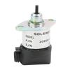 Fuel Shut Off Solenoid 12VDC 17208‑60015 Aluminum Alloy for KUBOTA ENGINES D905 D1005 D1105 V1305 V1505 ETC