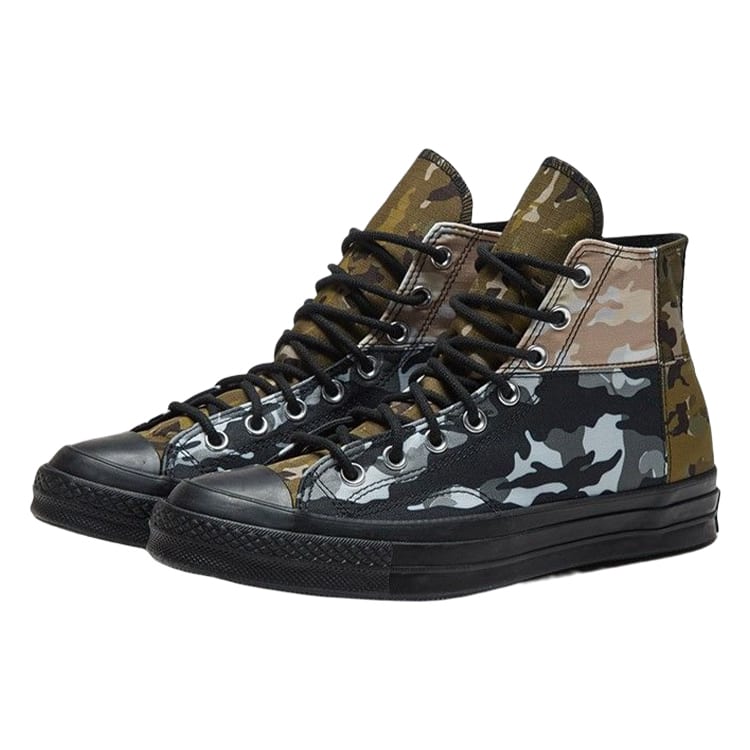 Chuck 70 Converse High 'Patchwork Blocked - Camo Black' 165912C