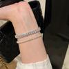 Elegant Heart Shape Bracelet Women With Full Zircon Rhinestone Embellishment Lightweight Luxury Layering Jewelry