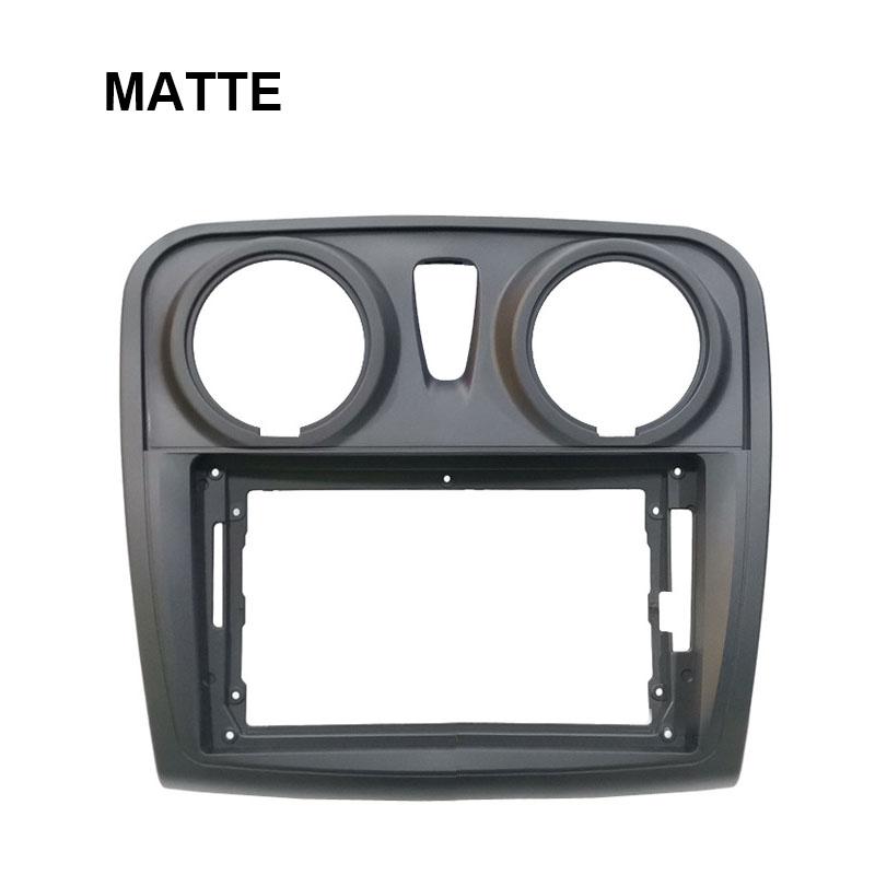 

Автомобильная панель для Renault Dacia Sandero/SYMBOL 2012-2018 стерео 2Din DVD рамка приборная панель установка переоборудование адаптер комплект панели серый