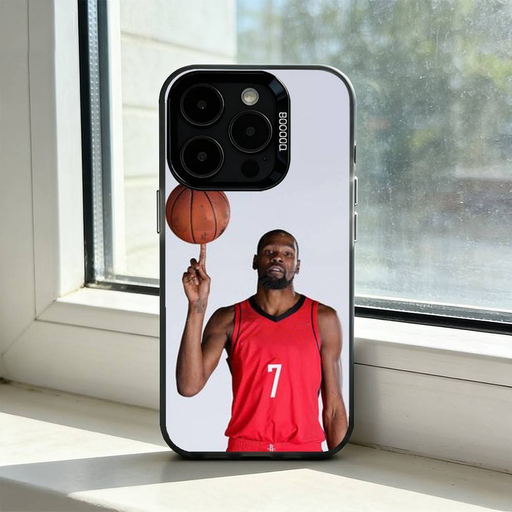

Спортивный чехол для телефона с изображением Кевина Дюранта для iPhone 17,16,15,14,13,12,11 Plus,Pro Max,XS,Красочный серебристый чехол Funda Cover iPhoneXSMAX