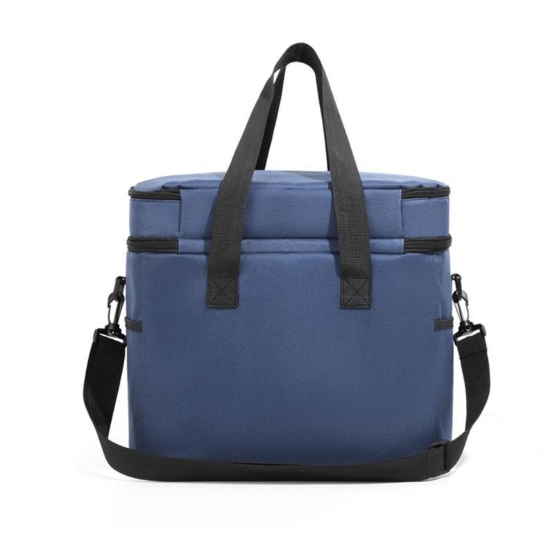 Odolná vodotěsná pikniková termo taška na kempování, plážové výlety, nastavitelný popruh, prostorný chladicí úložný prostor