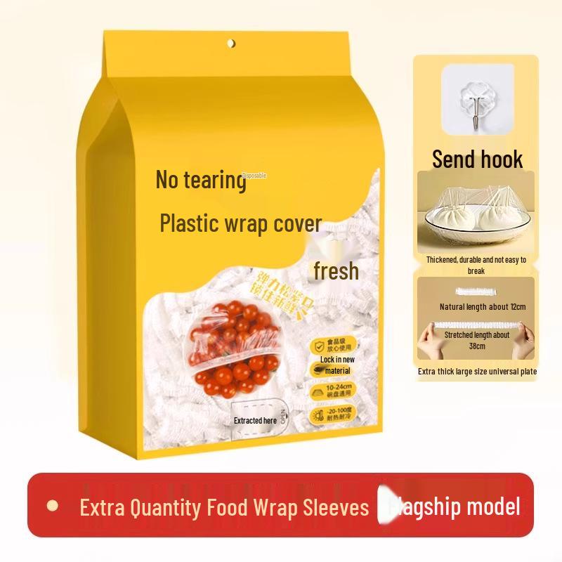 

Одноразовые эластичные крышки для мисок из пищевой пленки - Сохраняют продукты свежими Increased Pack 350 pcs